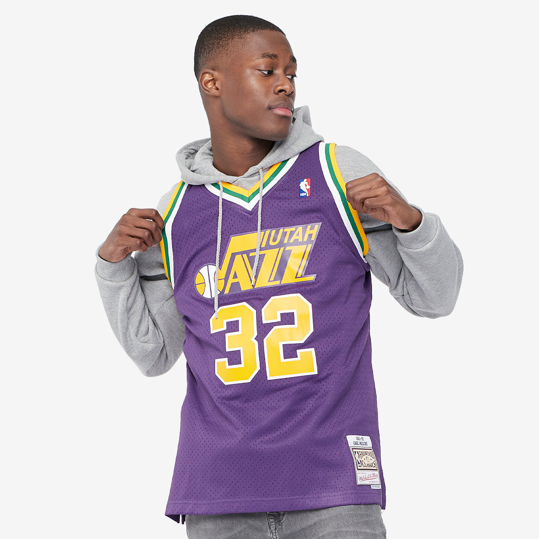 Utah Jazz Karl Malone Swingman Jersey