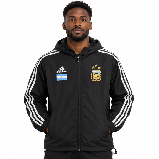 Argentina 2023/24 Jacket Windbreaker Black