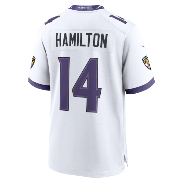 Baltimore Ravens Kyle Hamilton Game Jersey White - photo 8