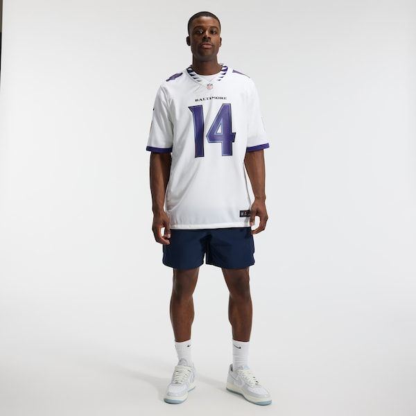 Baltimore Ravens Kyle Hamilton Game Jersey White - photo 5