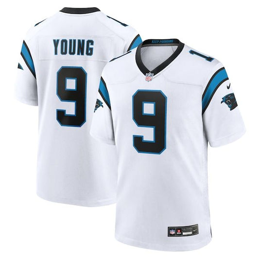 Carolina Panthers Bryce Young Game Jersey White
