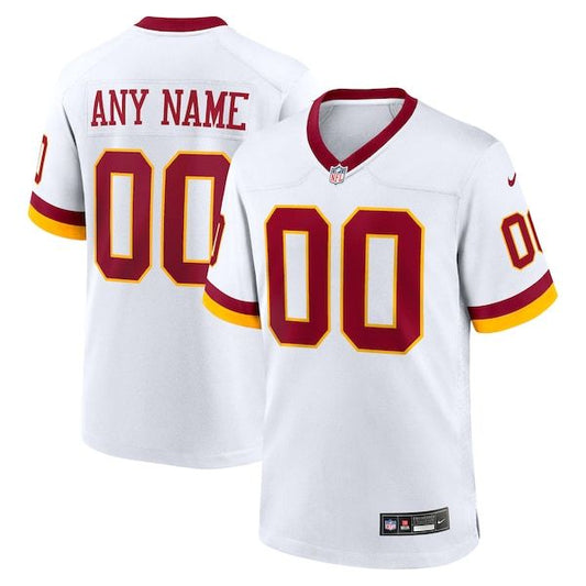 Washington Commanders Custom Game Jersey White