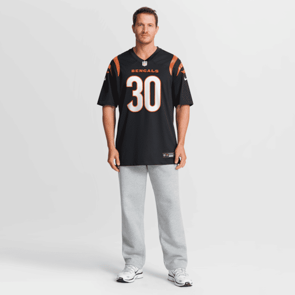 Cincinnati Bengals Chase Brown Game Jersey Black - photo 8