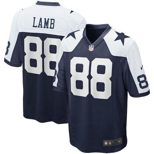 Dallas Cowboys CeeDee Lamb Alternate Game Team Jersey Navy - Lamb 88 Navy White Stars