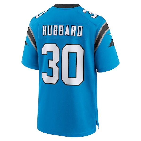 Carolina Panthers Chuba Hubbard Alternate Game Jersey Blue - photo 4