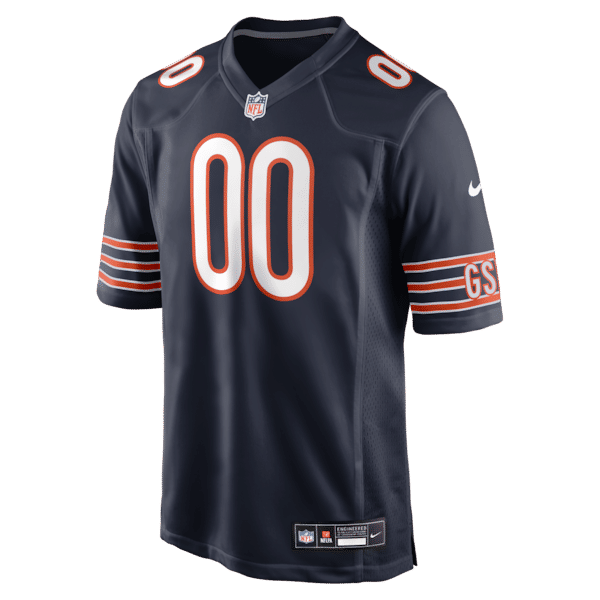 Camisola Chicago Bears Game Personalizada Azul Marinho - foto 3