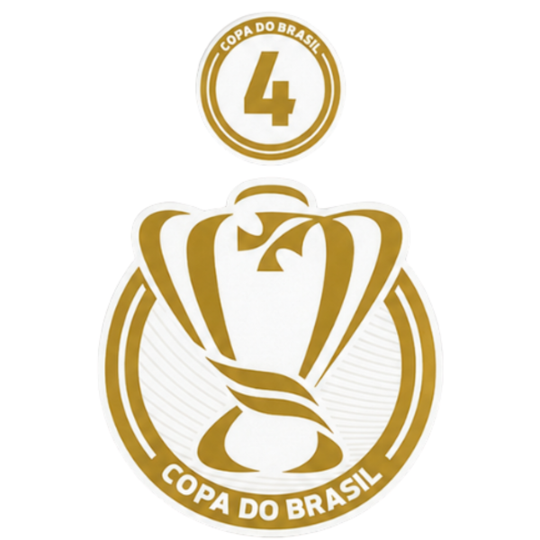 Patch Participação Copa do Brasil 4 Títulos