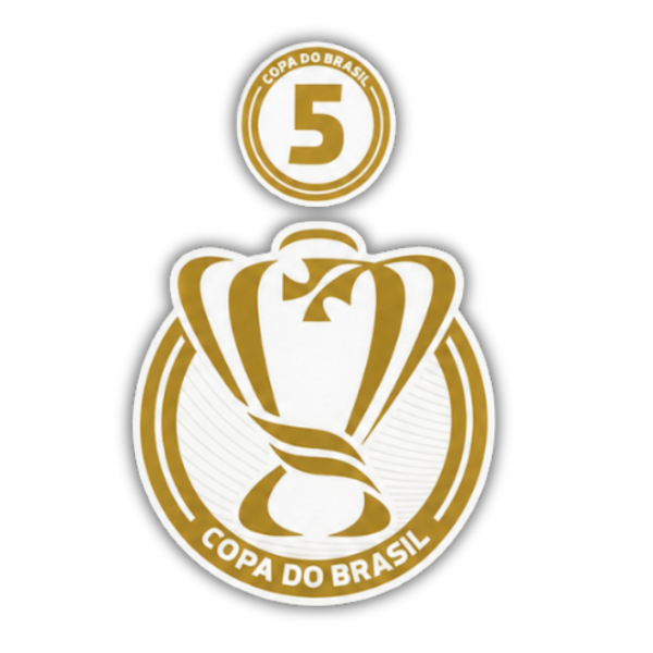 Patch Participação Copa do Brasil 5 Títulos